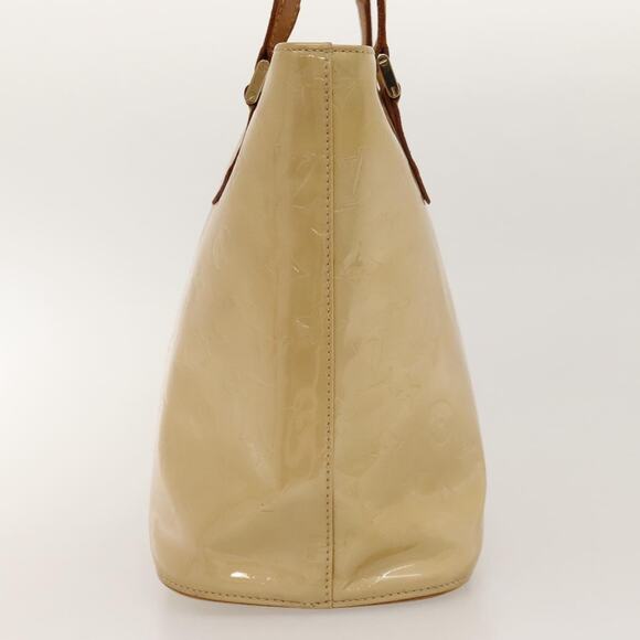 LOUIS VUITTON Monogram Vernis Houston Hand Bag Beige M91004 - Picture 5 of 12